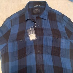 1901 trim fit flannel shirt